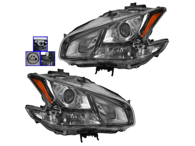 Headlight Assembly Set 2 Piece - 2011 Nissan Maxima - DIY Solutions 96792-02778822