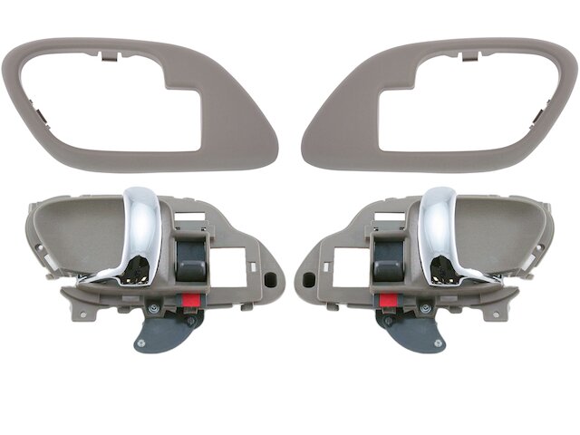 Rear Interior Door Handle and Bezel Set 4 Piece - 1995-2000 Chevrolet Tahoe - TRQ 3726-02780189