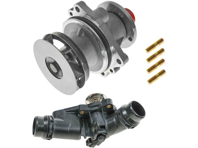 Engine Water Pump and Thermostat Assembly 2 Piece - 2001-2004 BMW 530i - TRQ 1054-02781927