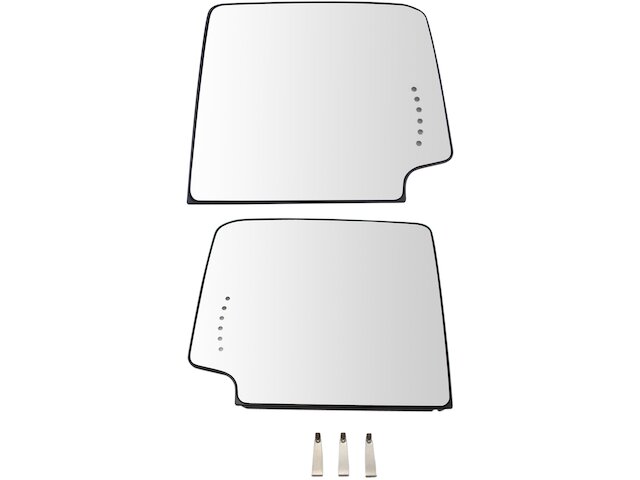Door Mirror Glass Set 2 Piece - 2015-2017 Chevrolet Silverado 2500 HD - Trail Ridge 129802-02788577