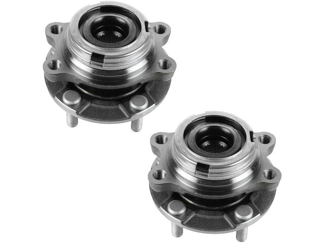 Front Wheel Hub and Bearing Kit 2 Piece - 2008-2010 Infiniti M45 AWD - TRQ 28857-02790790