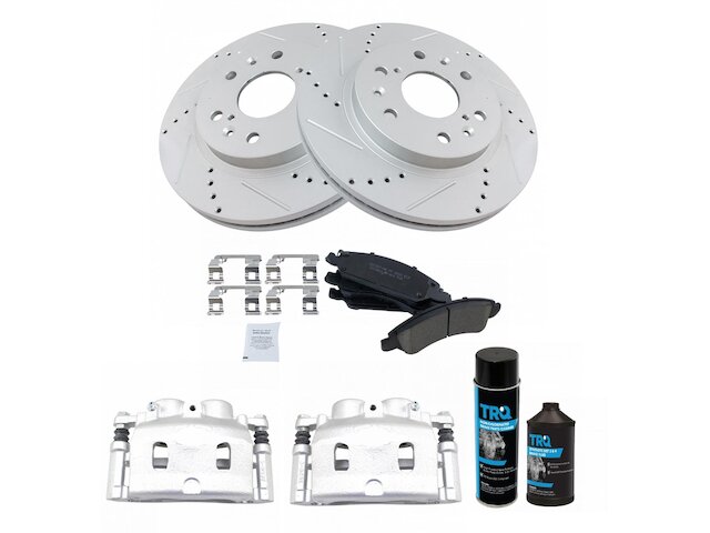 Front Brake Pad Rotor and Caliper Set - 2008 Cadillac Escalade - TRQ 28792-02793186