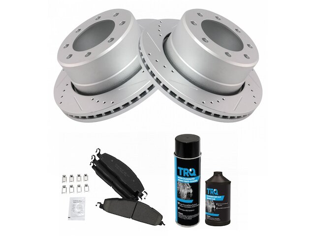 Rear Brake Pad and Rotor Kit - 2009-2010 Dodge Ram 2500 - TRQ 30220-02794906