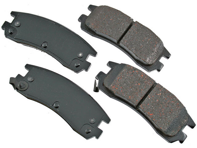 Rear Brake Pad Set - 1991-1998 Saturn SL1 1.9L 4-Cylinder - Akebono 4883-02795914