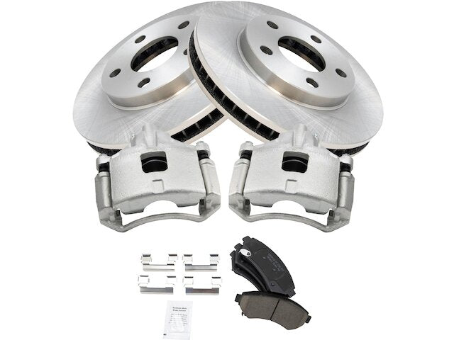 Front Brake Pad Rotor and Caliper Set - 2000-2005 Buick LeSabre - TRQ 2623-02796952