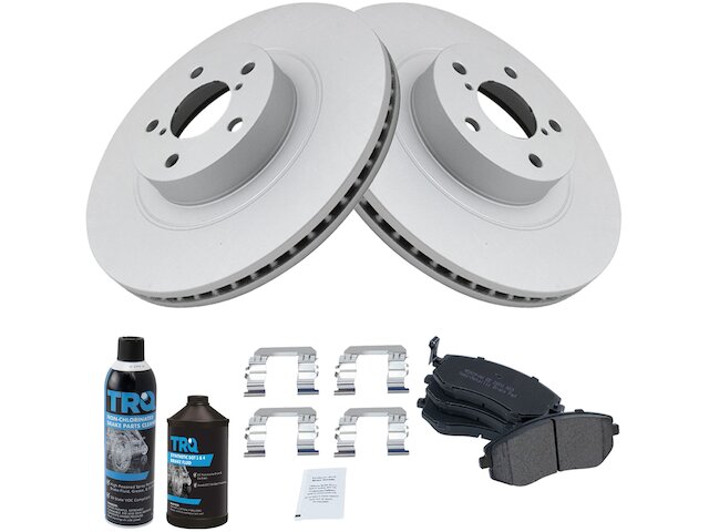 Front Brake Pad and Rotor Kit - 2006-2012 Subaru Legacy - TRQ 18775-02801596
