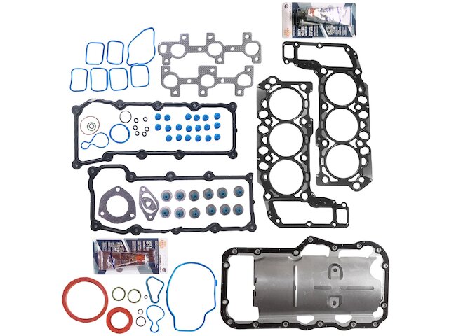 Engine Head Gasket Set with Oil Pan Gasket - 2002-2005 Jeep Liberty 3.7L V6 (Vin Code K) - Replacement 2292-02806636