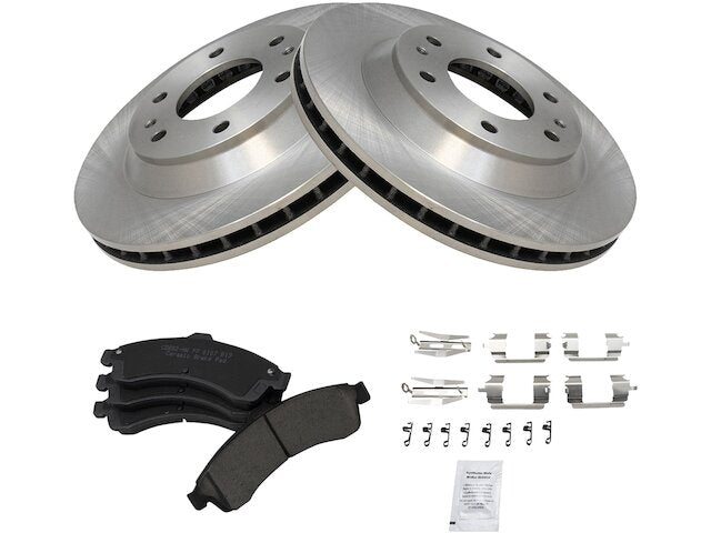 Front Brake Pad and Rotor Kit - 2002-2004 Oldsmobile Bravada - TRQ 4403-02807810
