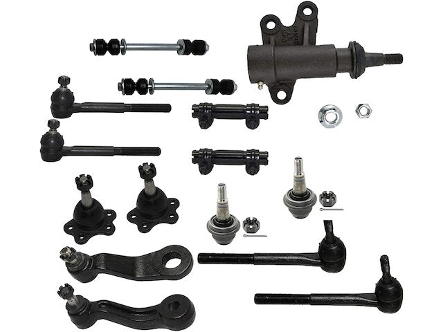 Front Ball Joint Sway Bar Link Tie Rod End Kit - 1993-1996 GMC Yukon 5.7L V8 - Detroit Axle 4295-02811493
