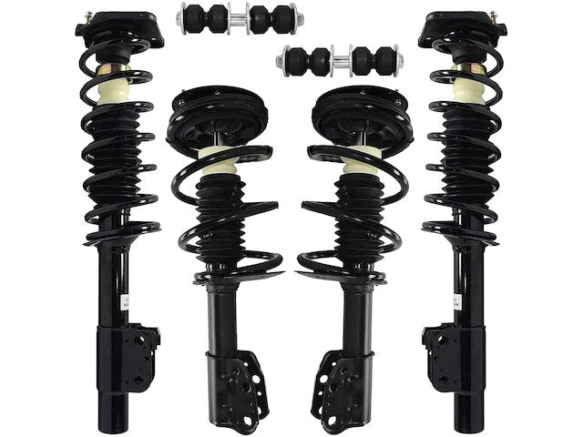 Front and Rear Strut Assembly and Sway Bar Link Kit - 1999-2005 Pontiac Grand Am - Detroit Axle 4688-02811806