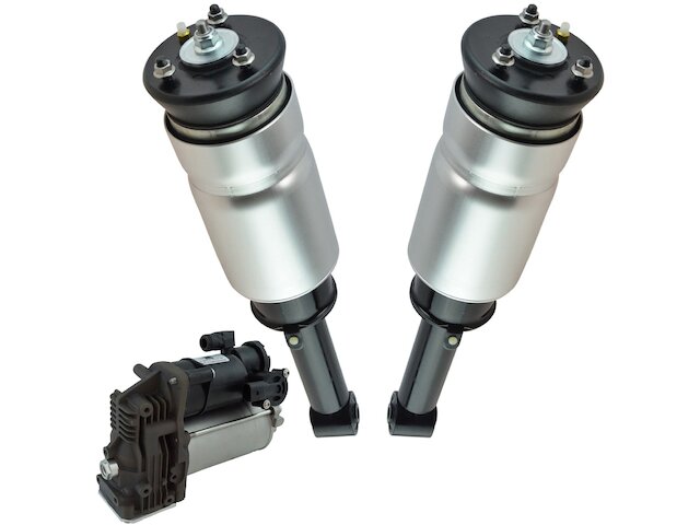 Air Suspension Compressor and Strut Kit 3 Piece - 2006-2013 Land Rover Range Rover Sport - TRQ 18857-02813418