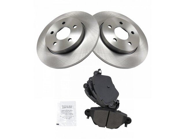 Rear Brake Pad and Rotor Kit - 2002-2004 Jaguar X Type - TRQ 650-02818871