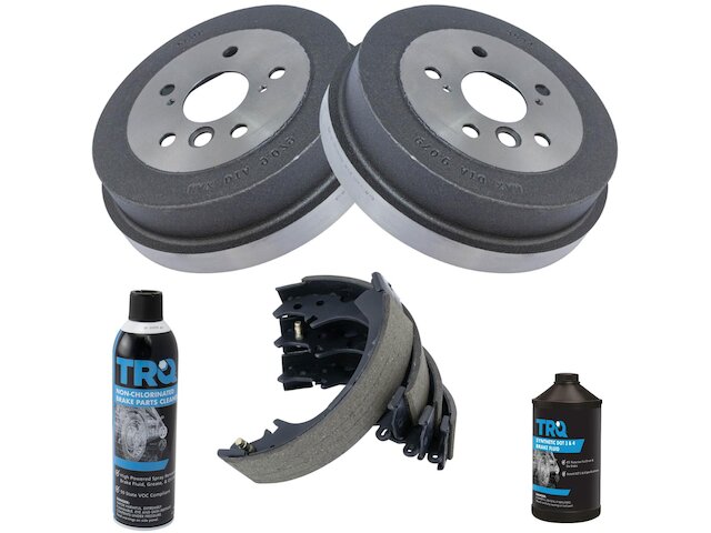 Rear Brake Drum and Brake Shoe Kit - 1999-2003 Toyota Solara - TRQ 8134-02820429