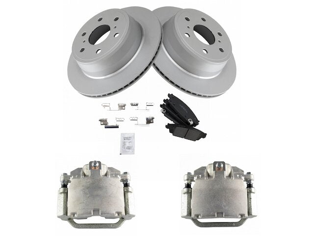 Rear Brake Pad Rotor and Caliper Set - 2015-2018 Chevrolet Suburban - TRQ 129812-02825079
