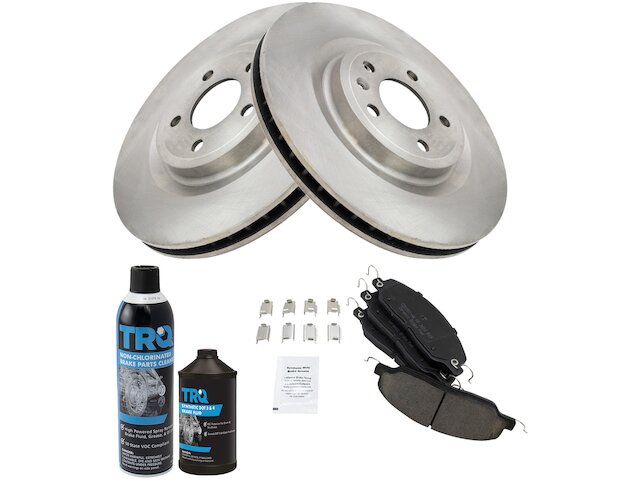 Front Brake Pad and Rotor Kit - 2013-2014 Ford Mustang Base - TRQ 119539-02840432