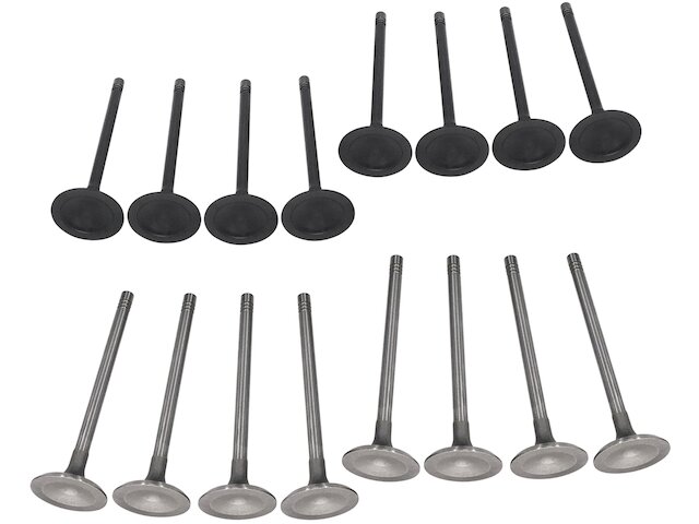 Intake and Exhaust Valve Kit - 16 Piece - 2010-2017 GMC Terrain 2.4L 4-Cylinder DOHC - Replacement 30484-02843046