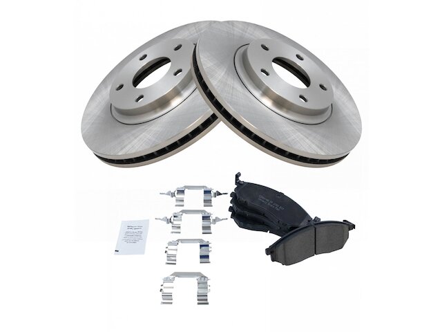 Front Brake Pad and Rotor Kit - 2003-2004 Infiniti M45 - TRQ 6720-02858237