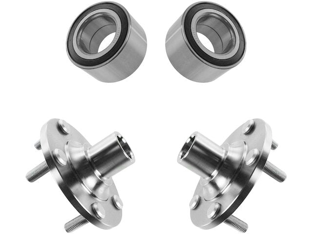 Front Wheel Hub and Bearing Kit 4 Piece - 2002-2003 Mazda Protege5 - TRQ 17638-02861832
