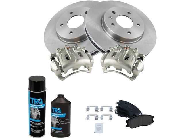 Front Brake Pad Rotor and Caliper Set - 2007-2009 Pontiac Torrent - TRQ 23946-02863243