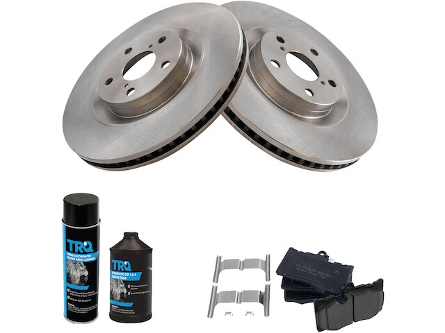 Front Brake Pad and Rotor Kit - 2016-2019 Lexus IS300 - TRQ 137417-02865019
