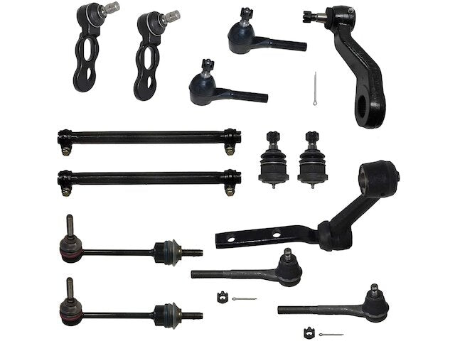 Front Ball Joint Sway Bar Link Tie Rod End Kit - 1998-2002 Lincoln Town Car Sedan - Detroit Axle 5679-02869231