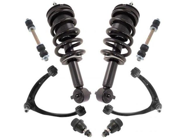 Front Shock Coil Spring Control Arm Kit 8 Piece - 2007-2016 Chevrolet Tahoe - TRQ 18955-02869319