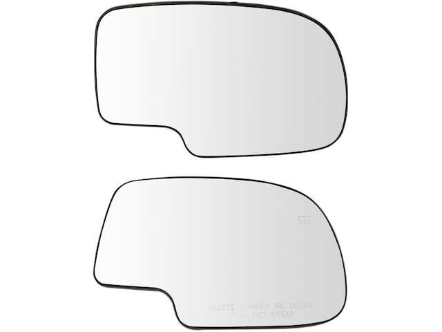 Door Mirror Glass Set 2 Piece - 2000-2006 GMC Yukon XL 1500 - TRQ 4306-02876776