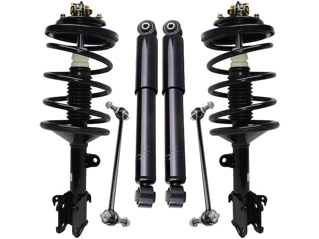 Front and Rear Shock Strut Coil Spring Sway Bar Link Kit - 1999-2004 Honda Odyssey - Detroit Axle 6036-02881940