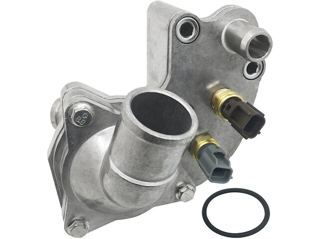 Engine Coolant Thermostat Housing Assembly - with Thermostat, Housing, Sensors, Water Outlet, Seal, and Bolts - 2001 Ford Ranger 4.0L V6 - Replacement 5520-02884638