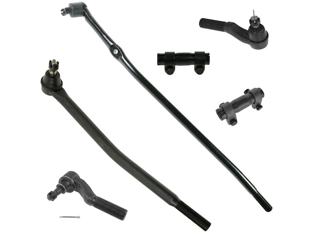 Front Inner and Outer Tie Rod End and Adjusting Sleeve Kit 6 Piece - 2003-2006 Ford E250 - TRQ 5134-02892061
