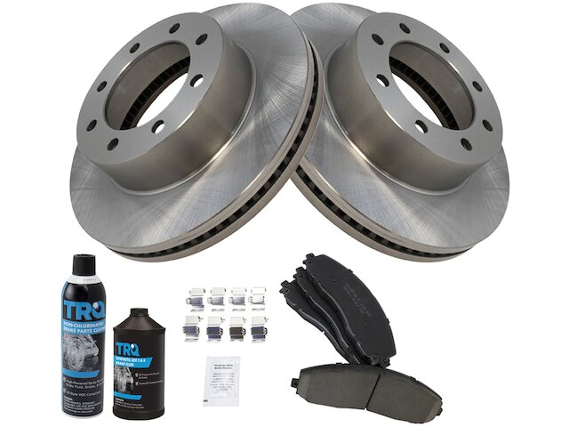 Front Brake Pad and Rotor Kit - 2013-2021 Ford F250 Super Duty 4WD - TRQ 119726-02904692