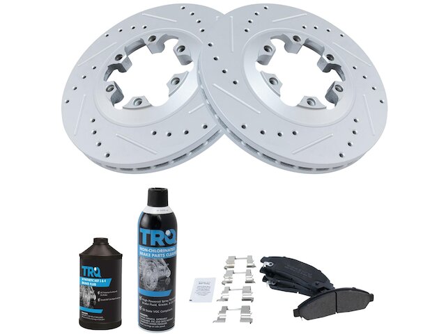 Front Brake Pad and Rotor Kit - 2004-2008 GMC Canyon - TRQ 17880-02906535