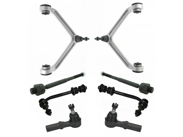 Front Control Arm Ball Joint Tie Rod and Sway Bar Link Kit 8 Piece - 2007-2009 Chrysler Aspen - TRQ 19138-02918578