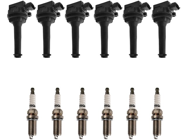 Ignition Coil and Spark Plug Kit 12 Piece - 1999 Volvo S80 - TRQ 871-02924239