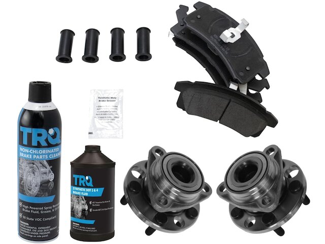 Front Brake Pad and Wheel Hub Kit - 1995 Pontiac Sunfire - TRQ 4799-02925630