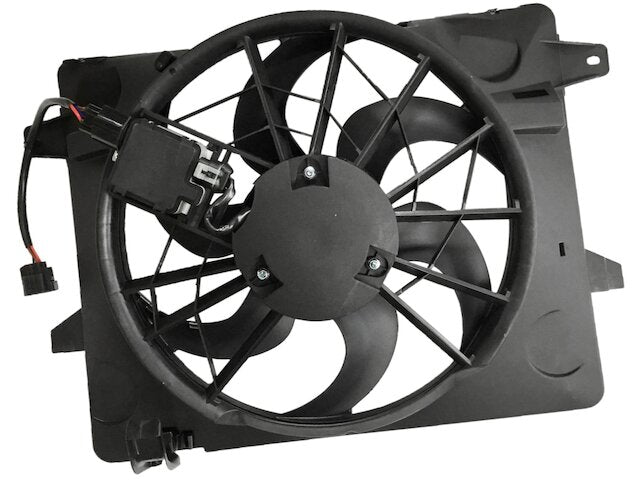 Auxiliary Radiator Fan Assembly with Control Module - 2003-2005 Lincoln Town Car - Replacement 5682-02935189