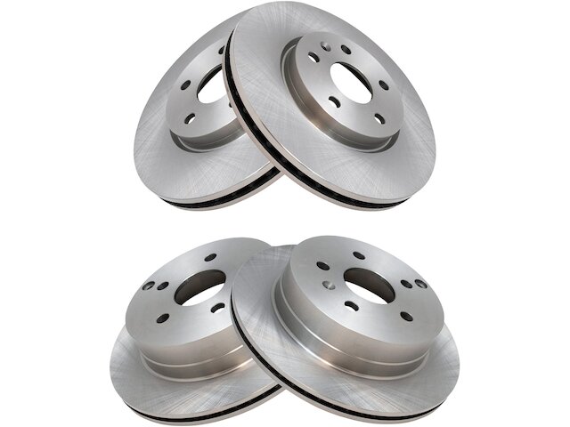 Front and Rear Brake Rotor Set 4 Piece - 2010-2017 GMC Terrain - TRQ 30484-02941405