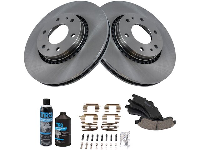 Front Brake Pad and Rotor Kit - 2002-2005 GMC Envoy XL - TRQ 127814-02941974