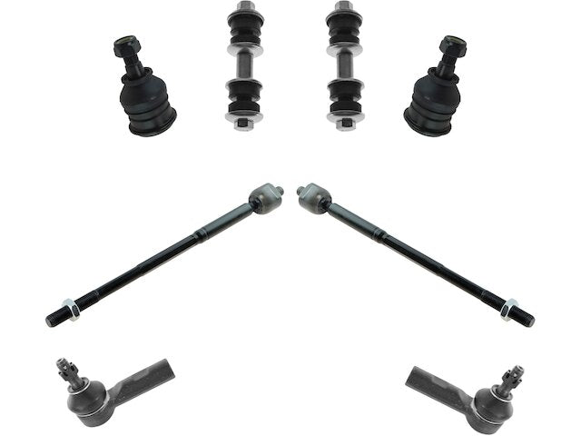 Front Ball Joint Sway Bar Link Tie Rod End Kit 8 Piece - 2004-2006 Scion xB - TRQ 18018-02950493