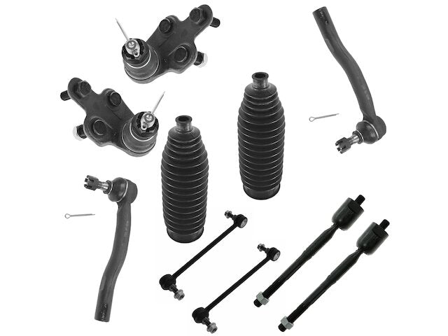 Front Ball Joints Tie Rods Sway Bar Link Kit 10 Piece - 2002-2003 Toyota Camry - TRQ 7958-02959706