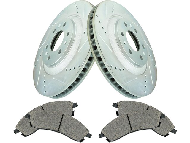 Front Brake Pad and Rotor Kit - 2004-2009 Cadillac SRX - TRQ 17820-02963914