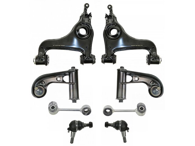 Front Control Arm Ball Joint Sway Bar Link Kit 8 Piece - 1996-2002 Mercedes E320 Base - TRQ 6393-02988113