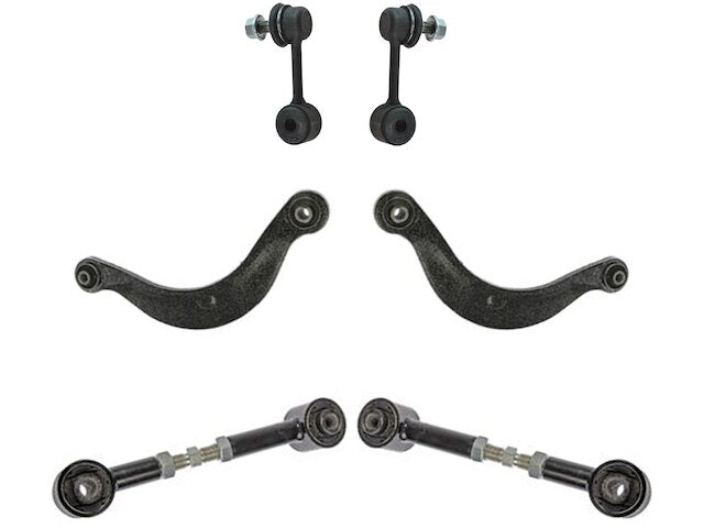 Rear Control Arm Sway Bar Link Lateral Arm Kit 6 Piece - 2006-2011 Mercury Milan FWD - TRQ 18708-02988149