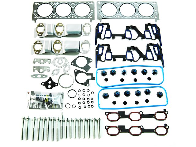 Head Gasket Set with 16 Head Bolts - 2000-2003 Pontiac Grand Prix 3.1L V6 VIN J - Replacement 4726-02993183