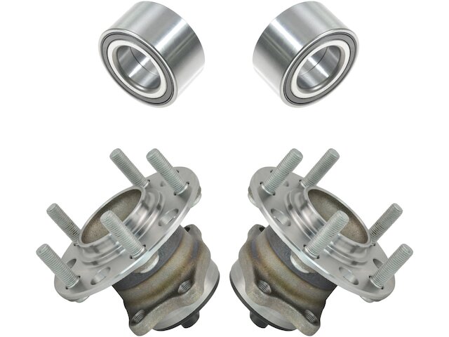 Wheel Hub and Bearing Kit 4 Piece - 2007-2012 Dodge Caliber FWD - TRQ 18960-02997864