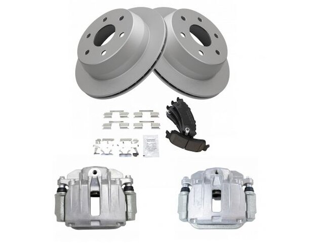 Rear Brake Pad Rotor and Caliper Set - 2000-2001 GMC Yukon XL 1500 - TRQ 4306-02997992