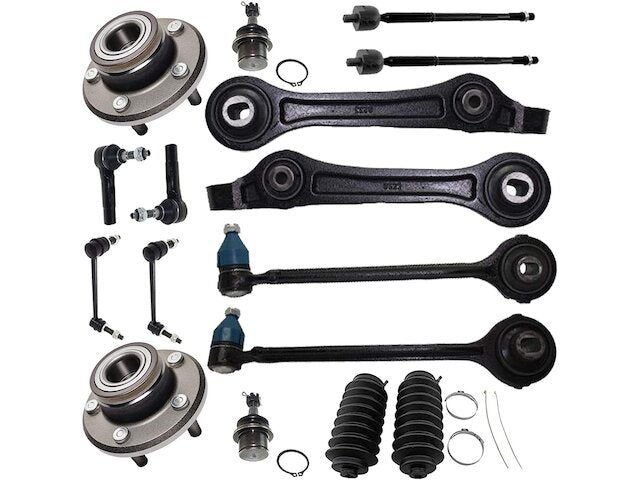 Front Control Arm Ball Joint Tie Rod and Sway Bar Link Kit - 2011 Chrysler 300 - Detroit Axle 118388-02999939