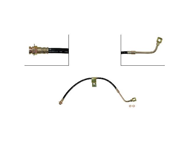 Front Right Brake Hose - 1990-1992, 1995 Chevrolet K3500 - Dorman 3465-03101215