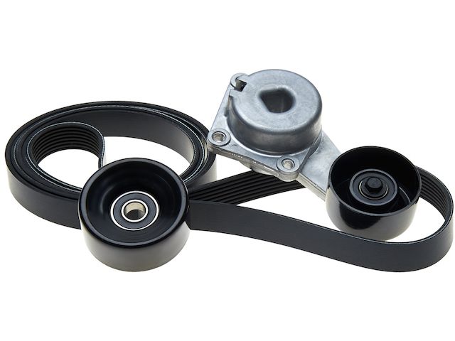 Serpentine Belt Drive Component Kit - 1997-2001 Ford E350 Econoline Club Wagon - Gates 5200-03135116