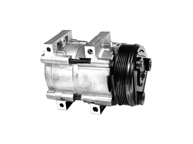 A/C Compressor with Clutch - with FS10 Compressor - 6 Groove - R-134A - 1994-2004 Ford Mustang 3.8L / 3.9L V6 - Four Seasons 5459-03179893